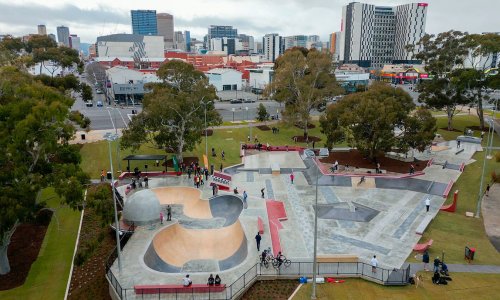 Công viên trượt ván Adelaide City Skatepark đạt giải kiến trúc Năm 2023
