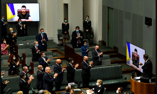 Tổng thống Ukraine Zelenskyy phát biểu trước Quốc hội Úc