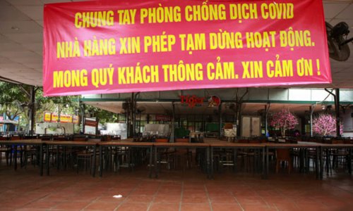 Hà Nội tạm dừng hoạt động nhà hàng, cơ sở dịch vụ ăn uống tại chỗ từ 12h ngày 25/5