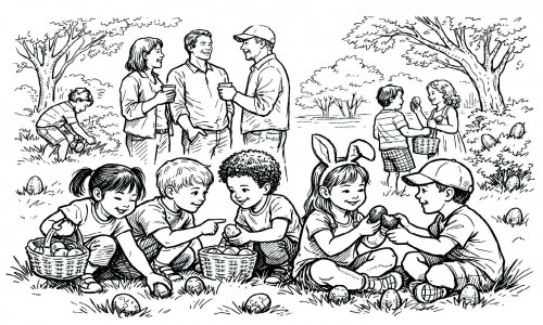 Ký ức tuổi thơ: Săn trứng Phục sinh