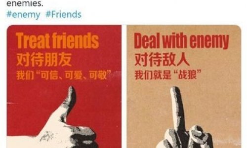 Nhà ngoại giao Trung Quốc đăng ảnh ‘ngón tay giữa' mô tả cách đối xử với kẻ thù