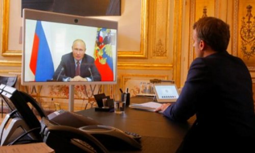 Lần đầu tiên từ năm 2022, tổng thống Pháp điện đàm với đồng cấp Nga Vladimir Putin