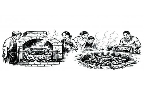 Món heo nướng: Hai sắc thái từ 2 nguồn gốc