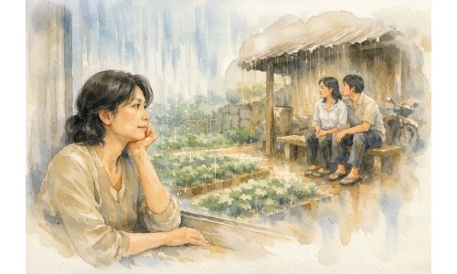 Mưa Úc: những giọt thẳng đứng và nỗi nhớ Sài Gòn sau ô kính