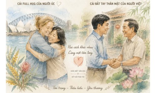 Cái ôm kiểu Úc và bắt tay kiểu Việt