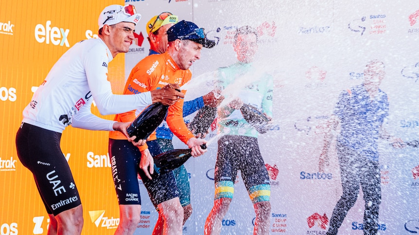 Stephen Williams giành chức vô địch giải đua xe đạp Tour Down Under 2024 và chặng cuối ở Adelaide Hills