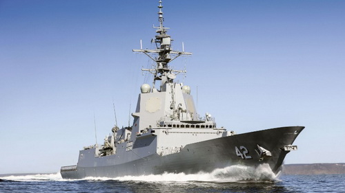 Hải quân Hoàng gia Úc nhận khu trục hạm Aegis cuối cùng