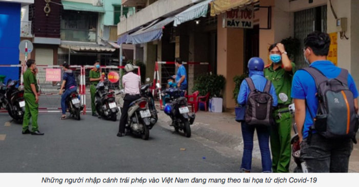 Lại phát hiện 9 người nhập cảnh trái phép, đi xe khách từ Hải Phòng vào Thành phố HCM.