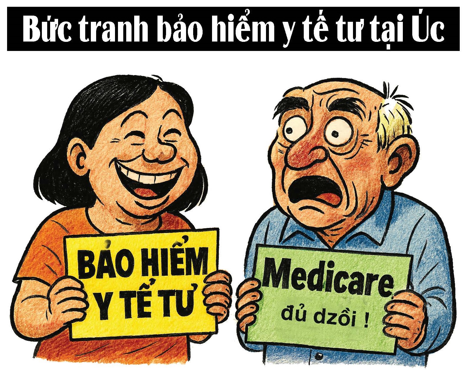 Bức tranh bảo hiểm y tế tư tại Úc