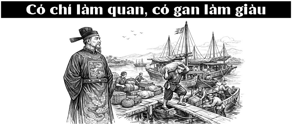 Có chí làm quan, có gan làm giàu