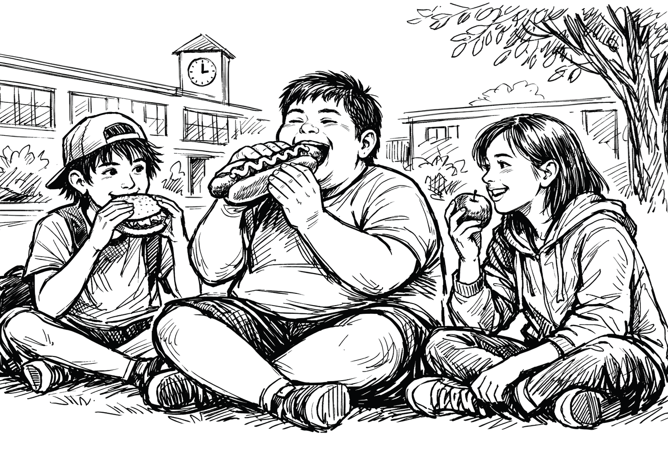 Giúp trẻ ăn uống lành mạnh, năng động để tránh cảnh béo phì