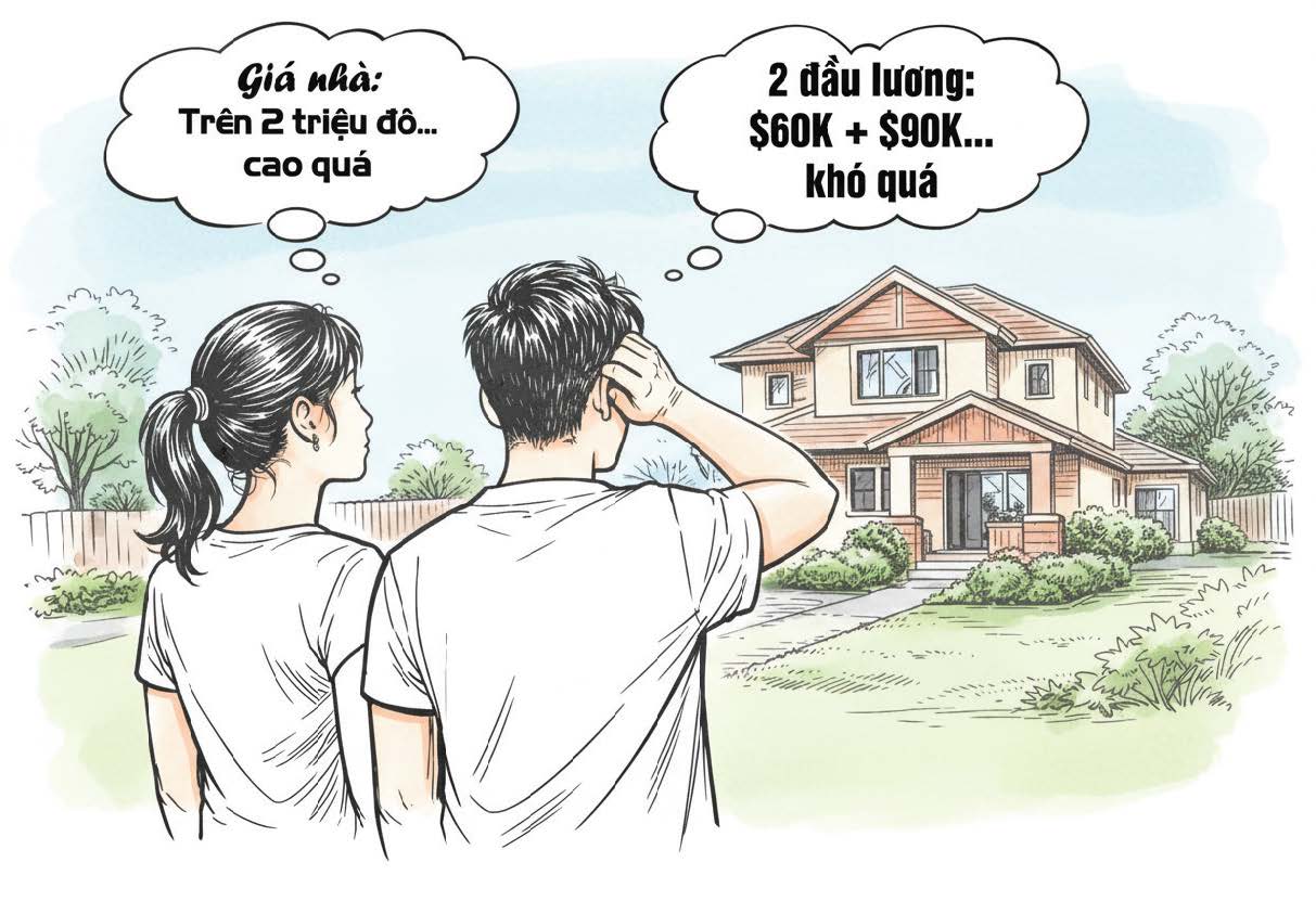Tiền lương khó mà theo kịp giá nhà