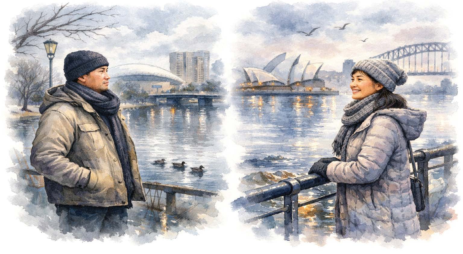 Mùa đông năm nay - từ Adelaide đến Sydney: Hai thành phố, một nỗi lạnh chung