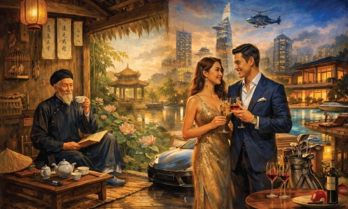 Nếp sống phong lưu xưa và giàu sang nay