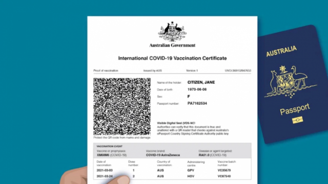 Úc chuẩn bị cấp giấy chứng nhận tiêm vaccine Covid-19 quốc tế