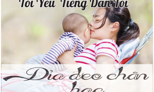 TÔI YÊU TIẾNG DÂN TÔI: - Đỉa đeo chân hạc.