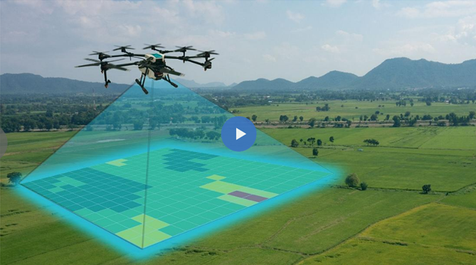 Máy bay điều khiểu từ xa (drone) gieo hạt giống có khả năng trồng 40.000 cây một ngày