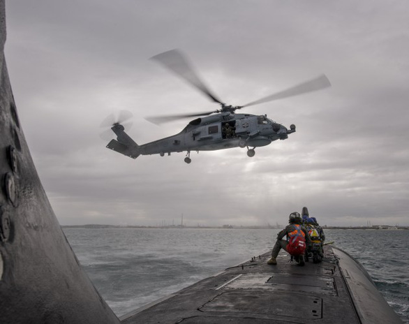 Siêu trực thăng săn ngầm của Úc gặp nạn ở biển Philippines