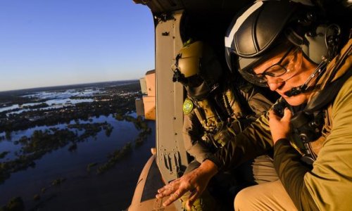 Thủ tướng Scott Morrison thăm các khu vực bị ảnh hưởng bởi lũ lụt ở phía tây Sydney