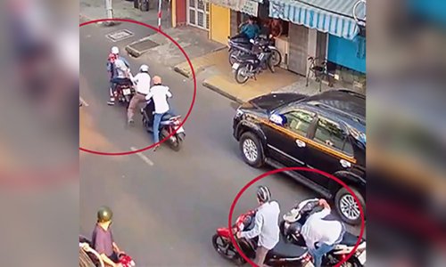 TP.Hồ Chí Minh: Bắt nhóm 5 người dàn cảnh đụng xe để trộm tài sản
