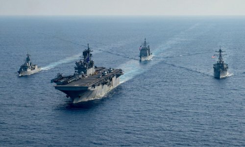 Chiến hạm Hoa Kỳ, Úc Đại Lợi cùng diễn tập trên Biển Đông