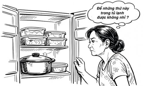 Thực phẩm để trong tủ lạnh có độc không ?