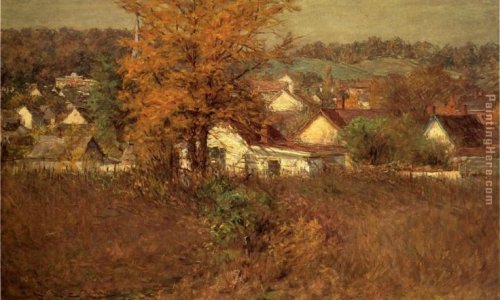Phong cảnh nông thôn thế kỷ 19 yên bình và thơ mộng trong tranh của họa sĩ John Ottis Adams