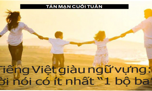 Tiếng Việt giàu ngữ vựng: - Lời nói có ít nhất “1 bộ ba”