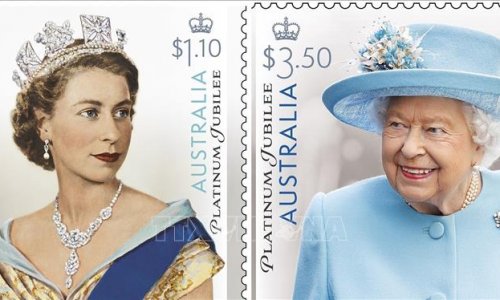 Úc phát hành tem kỷ niệm 70 năm trị vì của Nữ hoàng Elizabeth II