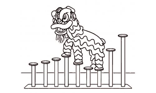 Múa lân Mai Hoa Thung: Hấp dẫn nhưng đầy nguy hiểm