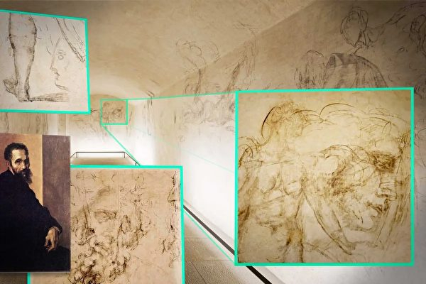 Mở cửa 'căn phòng bí mật' nơi Michelangelo ẩn náu phủ đầy những bức vẽ đáng kinh ngạc
