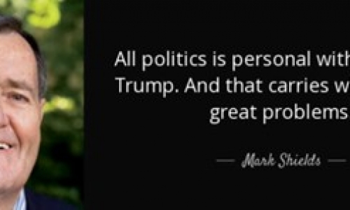 'All Politics is Personal' (Tất cả chánh trị đều là cá nhân)