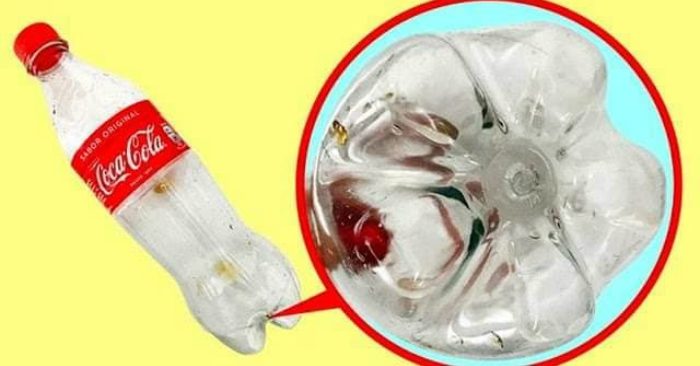 Vì sao chai nhựa thường có đáy không bằng phẳng