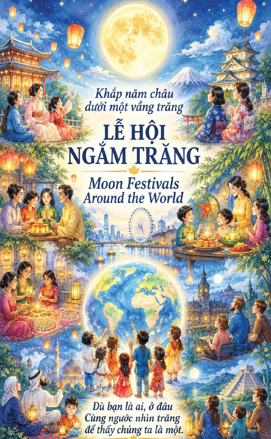 Vì sao nhân loại đều có lễ hội Trăng?
