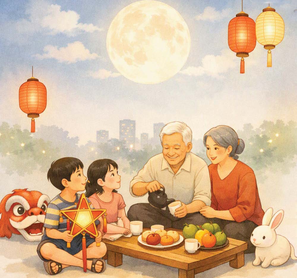 Trăng đẹp hay lòng người đẹp?