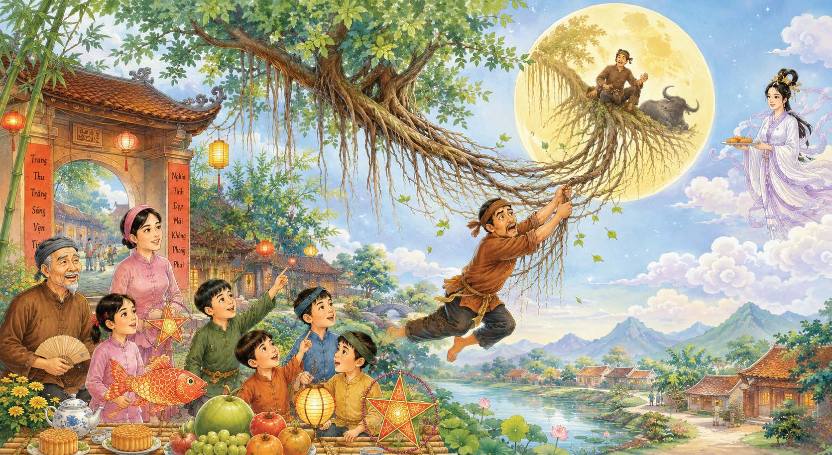 Chú Cuội dưới trăng - từ một truyền thuyết đến triết lý sống của người Việt