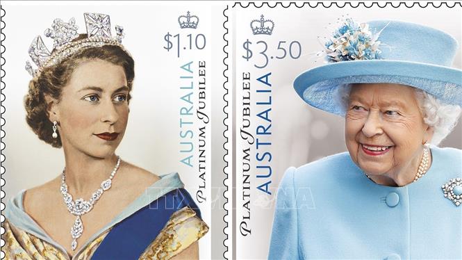 Úc phát hành tem kỷ niệm 70 năm trị vì của Nữ hoàng Elizabeth II