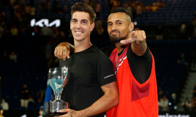 'Siêu quậy' Kyrgios giành Grand Slam đầu tiên